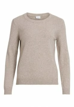 Vila ONECK NOOS - Jumper - Natural Melange