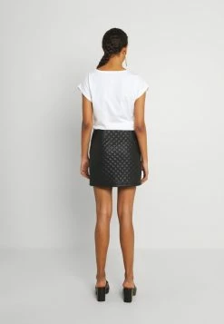 Vila VOMAI COATED PATTERN SHORT SKIRT - Mini Skirt - Black 9 Vila VOMAI COATED PATTERN SHORT SKIRT - Mini Skirt - Black -Vila shop 7433e20cb6a84c35b700f986f7dc0b22