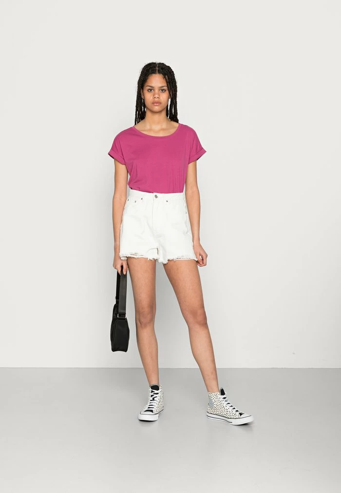 Vila VIDREAMERS PURE - Basic T-shirt - Magenta Haze 4 Vila VIDREAMERS PURE - Basic T-shirt - Magenta Haze - Image 2