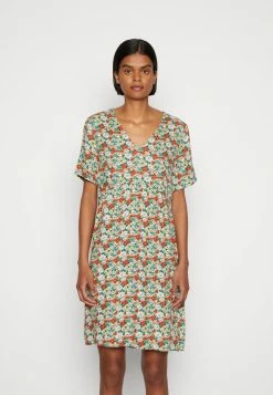 Vila VIKIWI V-NECK DRESS - Day Dress - Emerald
