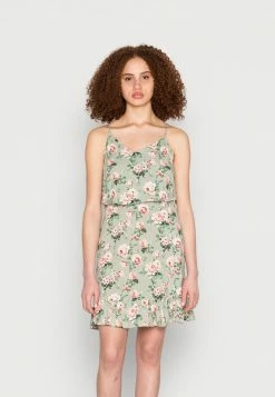 Vila VIEVA AYA RUFFLE SKIRT - Mini Skirt - Desert Sage Rosa