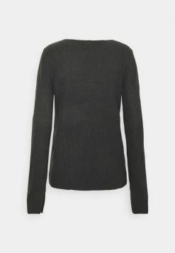 Alternative view of Vila VIOA V-NECK - Jumper - Asphalt/black