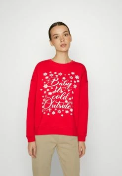 Vila VIRUST CHRISTMAS - Sweatshirt - Red