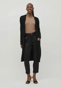 Vila VIRIL LONG - Cardigan - Black -Vila shop 7994d379a13d4076978517e9e84430a3