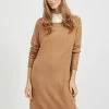 Vila VIRIL DRESS - Jumper Dress - Tigers Eye -Vila shop 79f843bb72404ad092ffecbc7abf57f0
