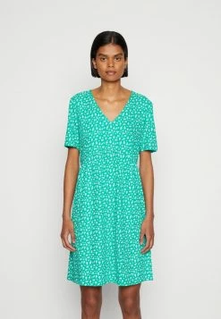 Vila VIKIWI V-NECK DRESS - Day Dress - Emerald