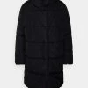 Vila VILOUI PADDED COLLAR JACKET - Winter Coat - Black
