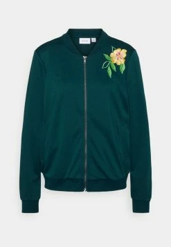 Vila VIAMANDA EMBROIDERY JACKET - Bomber Jacket - Ponderosa Pine/yellow