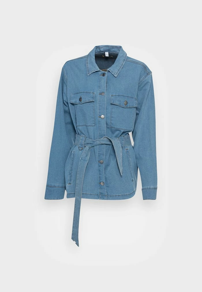 Vila VIHELMI ANA JACKET - Denim Jacket - Light Blue Denim 6 Vila VIHELMI ANA JACKET - Denim Jacket - Light Blue Denim - Image 4