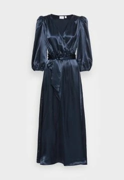 Vila VISITTAS V NECK ANKLE DRESS - Occasion Wear - Navy 10 Vila VISITTAS V NECK ANKLE DRESS - Occasion Wear - Navy -Vila shop 7fb2f735fa4345cbb1216cde76e9b31d