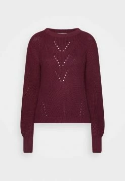 Vila VIDIDI O NECK - Jumper - Bordeaux -Vila shop 80819b2d689b4ab1af29cff4927f8df6