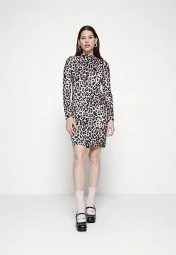 Vila VIBE O NECK DRESS - Jersey Dress - Off-white