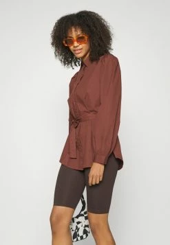 Vila VITANJA TYLLA TUNIC - Blouse - Chocolate Fondant -Vila shop 811351e11bff4ffc8e6586c28380fc95