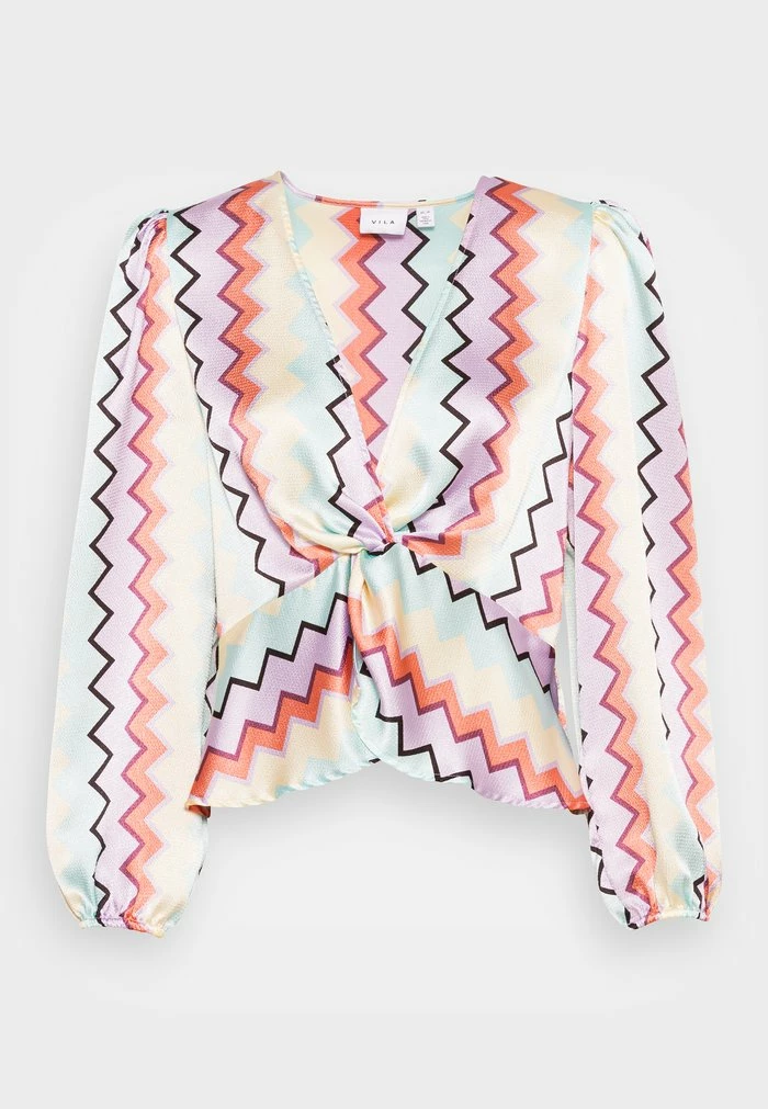 Vila VICAMILA V NECK - Blouse - Pastel Lilac 6 Vila VICAMILA V NECK - Blouse - Pastel Lilac - Image 4