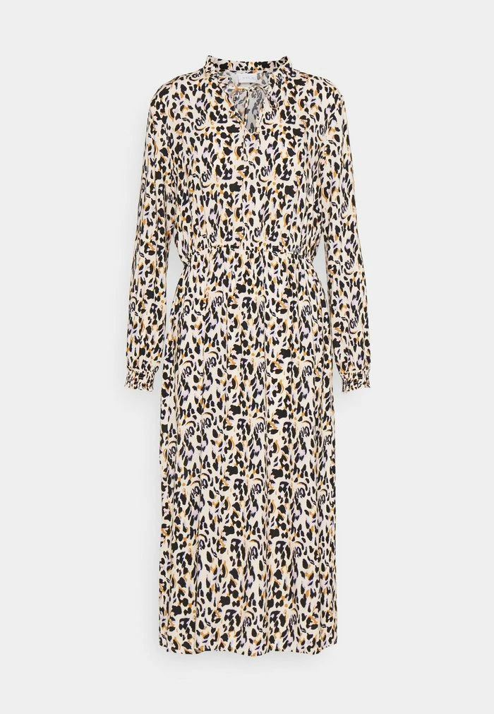 VILANA MIDI DRESS - Day Dress - Beige/black 3 VILANA MIDI DRESS - Day Dress - Beige/black