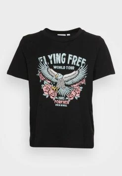 Vila VIPRINTY - Print T-shirt - Black -Vila shop 84dfd3ada39542f8acea74d67ee20149