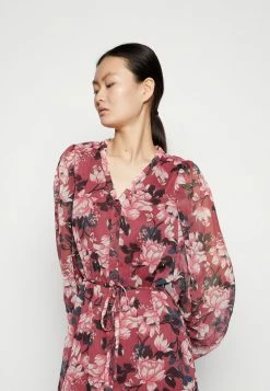 Vila VIFALIA V-NECK MIDI DRESS - Shirt Dress - Hawthorn Rose -Vila shop 872b6b30ee124ee48a5d84918016d430