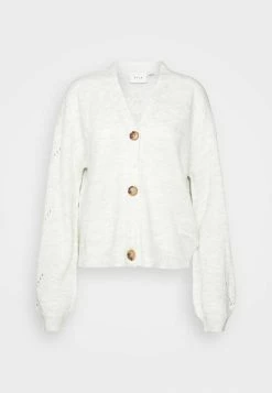 Vila VISURILI - Cardigan - White Melange