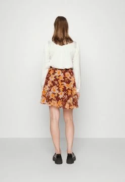Vila VIVINCE SHORT SKIRT - Mini Skirt - Fired Brick -Vila shop 8baa1a73cf7b49fba03781aa6c8bbbc9