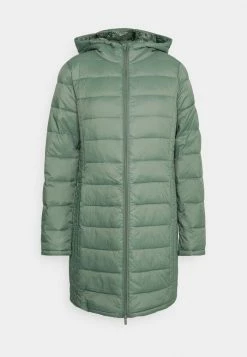 Vila VISIBIRIA NEW QUILTED HOOD JACKET - Light Jacket - Laurel Wreath