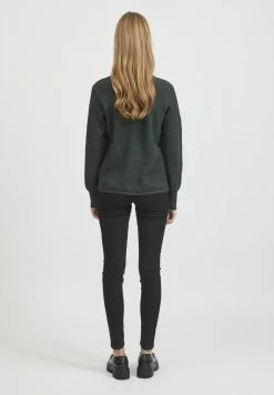 Vila VICHASSA V NECK - Jumper - Darkest Spruce -Vila shop 8e1d629cf4134ee8a19c8f43577c7580