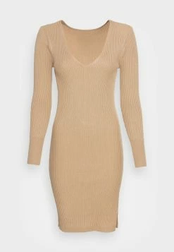 Vila VIGABBI - Shift Dress - Beige -Vila shop 8e70c9f26f844d96be9b1fcfb0998cfa