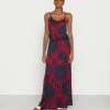 Vila VIKAMI STRAP LONG DRESS - Maxi Dress - Navy Flower