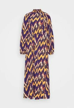Vila VITRONE DRESS - Maxi Dress - Blue/brown -Vila shop 8f93caa1152a42499cd661fd094528c9