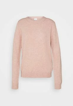 Vila ONECK NOOS - Jumper - Misty Rose Melange