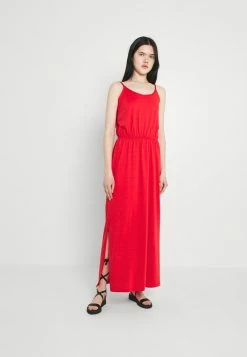 Vila VIDREAMERS SINGLET - Maxi Dress - Flame Scarlet