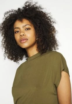Vila VICATHRINE FUNNEL NECK - Basic T-shirt - Dark Olive -Vila shop 910aec2112aa4353ad92a53630e57067