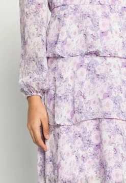 Vila VIFILLIPPA V NECK MIDI DRESS - Day Dress - Pastel Lila/white/purple 11 Vila VIFILLIPPA V NECK MIDI DRESS - Day Dress - Pastel Lila/white/purple -Vila shop 921637f758384baf9dcdcba5bddc30b5