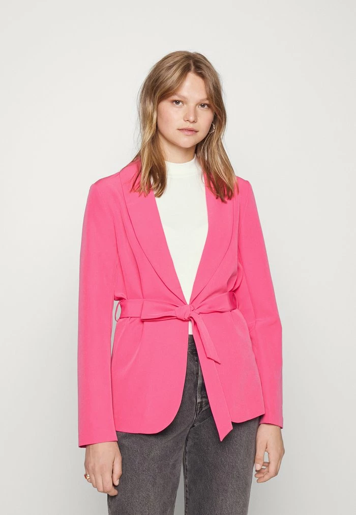 Vila VIBRITT BELTED - Blazer - Fandango Pink 3 Vila VIBRITT BELTED - Blazer - Fandango Pink