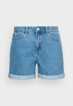 Vila VIPINA RITA FOLD UP - Denim Shorts - Light Blue Denim -Vila shop 92e0038eb88546ff9b8cd818d6ee121f