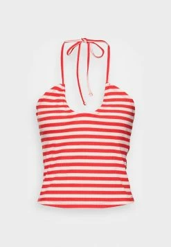 Vila VIZINDY TIE SINGLET - Top - Flame Scarlet Strawberry Cream 10 Vila VIZINDY TIE SINGLET - Top - Flame Scarlet Strawberry Cream -Vila shop 9356d0bfbe4b4afd9de62a0d30de95a3