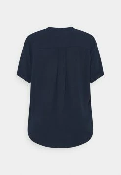 Vila VIMOASHLY V NECK TOP - Blouse - Navy -Vila shop 935e8903e4904008820556069e43ef99