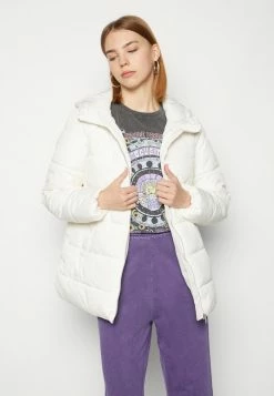 Vila VITATE PUFFER JACKET - Winter Coat - White Alyssum -Vila shop 95071492fbe24c93880ee8094e39df4d