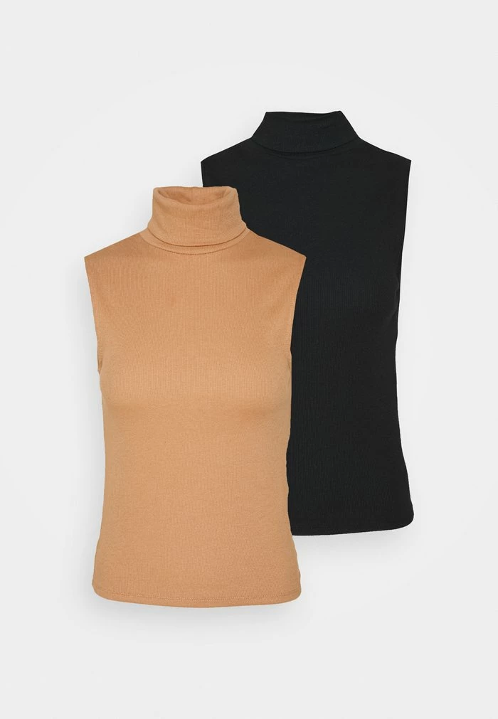 Vila VIFELIA 2 PACK - Top - Black/pecan 7 Vila VIFELIA 2 PACK - Top - Black/pecan - Image 5