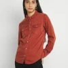 Vila VIBISTA - Button-down Blouse - Burnt Henna