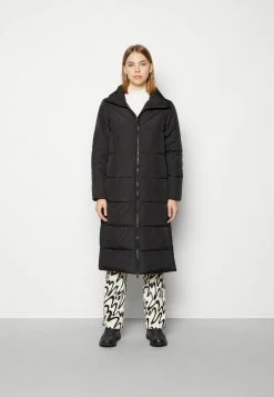 Vila VINILLY NEW HIGH NECK LONG - Winter Coat - Black