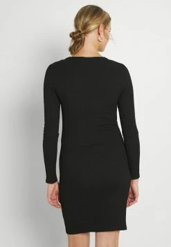 Vila VIHAGEN V NECK BODYCON DRESS - Jersey Dress - Black -Vila shop 97c08fc5b05947ce9aeccd8770a560c5