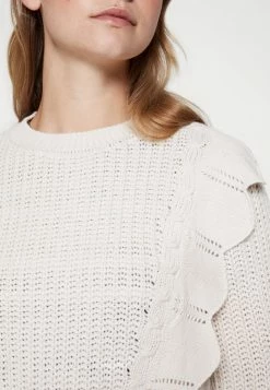 Vila VINORILA FLOUNCE - Jumper - White Sand 13 Vila VINORILA FLOUNCE - Jumper - White Sand -Vila shop 981e072b23af49ceba5c6d1a51582c73