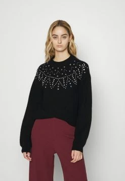 Vila VICLOE CHRISTMAS - Jumper - Black