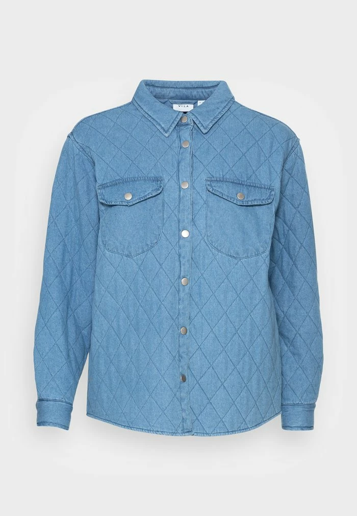 Vila VICHELLA JACKET - Denim Jacket - Medium Blue Denim 6 Vila VICHELLA JACKET - Denim Jacket - Medium Blue Denim - Image 4