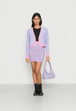 Vila VICHEKINA SHORT SKIRT - Mini Skirt - Kentucky Bluechecks -Vila shop 9a355f47c3e848b49eed3b25fe2df79a