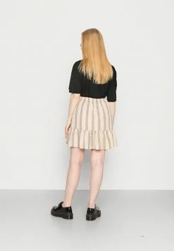 Vila VIETNA SKIRT - Mini Skirt - Cement -Vila shop 9b341592371a4bb6a22c73920b8eb8c9