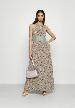Vila VIMILINA FLOWER DRESS - Day Dress - Green Milieu/red/pink -Vila shop 9fcb32bf552045f9b2a49abd94a45ad3