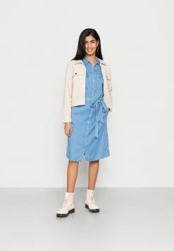 Vila VIBISTA DRESS - Denim Dress - Medium Blue Denim -Vila shop 9fd9891edcac46c88c33160827ba6de6