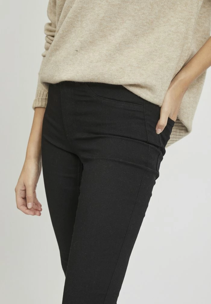 Vila VIJEGGY ANA - Slim Fit Jeans - Black Denim 13 Vila VIJEGGY ANA - Slim Fit Jeans - Black Denim - Image 11