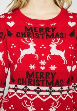 Vila VIANNA REINDEER CHRISTMAS - Jumper - Mars Red -Vila shop a1240492568740a4b66065ddcdcee0cf
